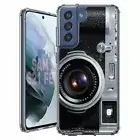 For Samsung Galaxy S20 S21 S23 S24 FE 5g TPU Case+Glass(LOMO Camera)