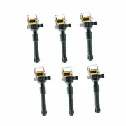Set 6 New Ignition Coils For BMW Royce Land Rover UF30 EBM321*6 Free Grease (for: Land Rover)