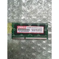 在飛比找蝦皮購物優惠-含稅 UMAX 筆電用 DDR3 1600 4G  DDR3