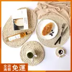 【貓力現貨】日式天然玉米皮草編餐墊加厚隔熱茶墊桌墊耐熱鍋墊盤子墊子