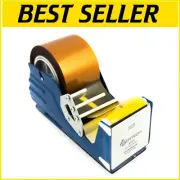 Portable Blue Tape Dispenser - 3-Inch Core, Manual Operation for Versatility