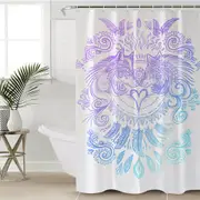 Modest Design of Wolves Shower Curtain