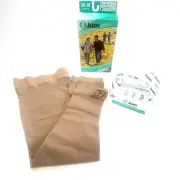 Juzo Dynamic 3511 20-30mm Thigh High Open Toe Compression Stockings Size V