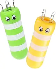 Tofficu 2pcs Cartoon Bee Spool Knitter Easy DIY Hand Knitting Weaving Machine for Sweater Knitting Crafting Projects Develops Creativity and Crafting Skills