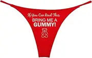 [NE Beauty] If You Can Read This Bring Me A Gummy Thong (Pack of 1)