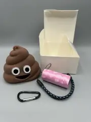 Pet Dispenser Waste Dog Poo Puppy Pick-Up Bags Holder Hook Pouch Travel Poop Bag