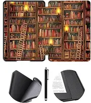Cover for All-New Kindle Paperwhite 10th Generation 2018 Release, Automatic Wake/Sleep Function, Applicable Model PQ94WIF (Includes a Touch Screen Pen)