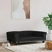 Pet Sofa, Dog Sofa Dog Bed Dog Couch Dog Bed Black 95x55x30 cm Velvet