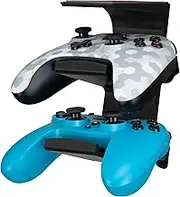 The IRIS - Under Desk Dual Universal Game Controller Mount Holder Hanger for XBOX ONE, SERIES X, PS5, PS4, PS3, SWITCH, STEELSERIES Gamepad & More, No Screws by Brainwavz