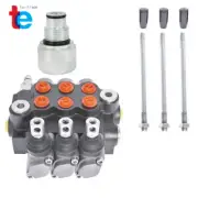 Hydraulic Directional Control Valve 11GPM +Conversion Plug US 3 Spool