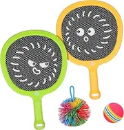 SUPVOX 1Set Tennis Racket for Outdoor with Bright Colors and Elastic Mesh for Backyard Fun and Active Play for Boys