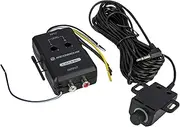 Scosche LOC2SL Line Output Converter Adjustable Amplifier Add On Module for Car Stereo, 2-Channel Signal Sensing Speaker Wire to RCA Adapter with Remote Control Knob, Black