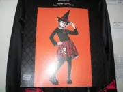 Punky Witch Costume New NWT Tween L Large (10-12) Halloween Free Shipping