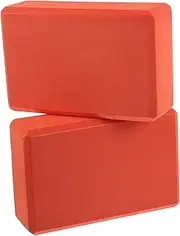 Generic Pilates Accessories 2pcs Yoga Blocks High Density Foam Exercise Brick for Yoga Pilates Stretching