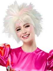 Weird Barbie Womens Short Blonde Costume Wig