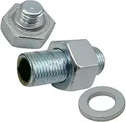 Box Metal Bolt Shaped Container Camping Organizer Accessory Hidden Portable Realistic Hidden Compartment Key Hiding Valuable Hiding Containers Realistic Looking Bolt Metal Silver