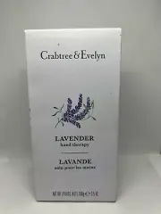 Crabtree & Evelyn Lavender Hand Therapy-Full Size 3.5 oz/100g-New In Box