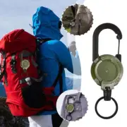 Heavy Duty Retractable Pull Badges ID Reel Carabiner Key Chain Cable keyring New