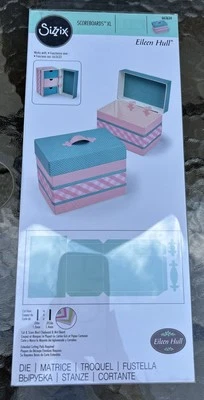 Sizzix Bigz Scoreboards XL Treasure Box die #663634 Retail $49.99 Eileen Hull