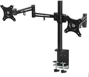 Monitor Arm Dual Desk Mount Screen Holder Bracket Adjustable Ergonomic Stand