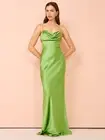 Rachel Gilbert Skye Gown Size 5 (AU 16 / US 12) Green 100% Silk RRP $990