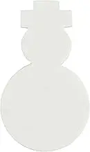 Mud Pie Sman Xmas Mini Marble Serving Boards, approx 8" x 5", WHITE