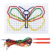 Kids Lacing Threading Toy Preschool Learning Shape Lacing Projects for Kids