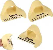 3 PCS Blanket Stitch Thumb Guide,DIY Stitching Tool,Practical Edge Stitch Lock & Sewing Gauge,Quilting Rulers & DIY Stitching Aids,Mini Thumb Stitch Guide Needle Gauge,Ruler Sewing Finger Ruler Kit