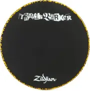 Zildjian Travis Barker Practice Pad - 12 inches, Orange Cheetah Print