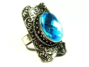 Tibetan Silver Crafted Unique Tribal Ring *Fits All Sizes* #11281506