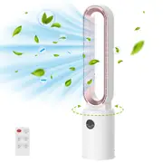 Advwin Tower Fan Bladeless for Bedroom, Electric Airflow Purifying Fan, with 24 Speeds, 12H Timing for Room Office Use