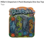 Sea Animals Dive Sticks Weighted, 3 Pack. Dolphin, turtle, and shark By...