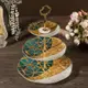 骨瓷下午茶點心架三層甜品臺創意點心盤歐式小奢華水果盤蛋糕架