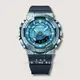 G-SHOCK 卡西歐 縮小尺寸 經典110系列 鋼殼樣式 雙顯電子錶-湖水藍 GM-S110LB-2A [ 秀時堂 ]