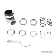 Rev9 RS V2 44mm V Band Wastegate Actuator Black- 5 10 11 PSI Spring Clamp Flange (for: Mitsubishi)