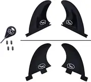 Ho Stevie! Surfboard Side Bite Fins/Rear Trailer Fins (FCS or Futures) [Choose Color]
