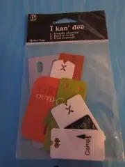 I Kan dee Market Tags *CAMPING* Embellishments Scrapbooking Junk Journaling