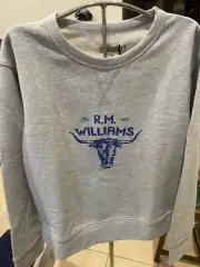 R M Williams Vintage Crew Neck Windcheater Ladies Size 16 RRP $139