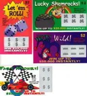 12 Fake Lottery Tickets - Funny Gag Prank, Novelty Scratch-Off Joke (1 Dozen)