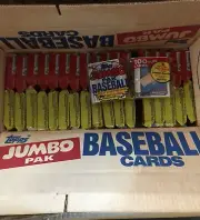 1989 Topps Unopened Jumbo Pack ~101 cards includes 1 Glossy Rookie~New Case 1pk