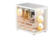 Antec C5 ARGB ATX, mATX Seamless Edge to Edge, White , 270 degrees, 7x ARGB + PWM Controller, 5090 Back Connect, USB-C, Dual Chamber Gaming Case
