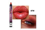 2 In 1 Glitter Eyeshadow Stick Shimmer Lipstick Crayon Pen