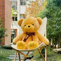 在飛比找momo購物網優惠-【歐比邁】大熊熊玩偶 台灣填充棉花(30吋孔雀絨熊 1030