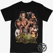 The Rock Tee Shirt Dwayne Johnson WWF Wrestling (V2) T-shirt