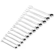 Draper Metric Reversible Ratchet Combination Spanner Set 12 Piece 27692