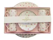 Grace Teaware - Fine Porcelain 12 Piece Dinnerware Set