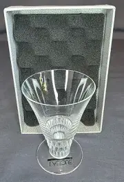 New Lalique Bourgueil Sherry Crystal Liqueur Glasses France