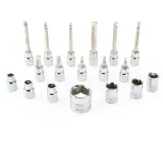 Park Tool 3/8sq Socket /Bit Set SBS-1.2 Hex,Torx,Box, 18-pc Set