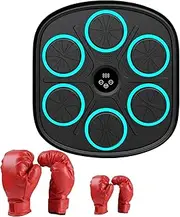 ANNPER Smart Music Boxing Machine with Gloves, Wall Mounted Boxing Music Workout Machine, Music Boxing Machine for Kids and Adults, Includes 2 Pairs of Gloves