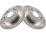 Rear Brake Rotor Set For 97-01, 12-15 Honda Acura Civic Prelude ILX BD57R6 (for: Honda Civic)